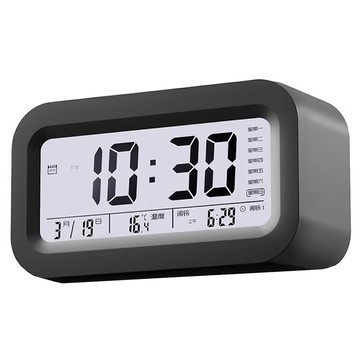 小麥購物 新升級智能鬧鐘  黑色