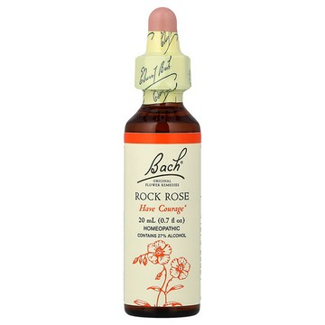 Bach, 原花調理，岩玫瑰，0.7 液量盎司（20 毫升）