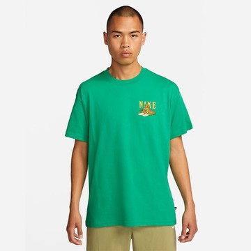 NIKE 上衣 男款 短袖上衣 運動 寬鬆版型 AS M NK SB TEE BIKE DAY 綠 FJ1142-324