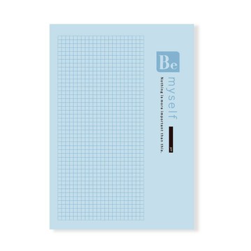 Be Myself 16K特厚方眼-藍