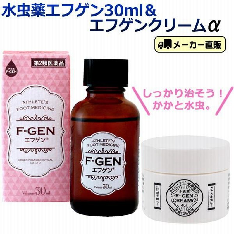 水虫薬エフゲンクリームα（アルファ）SPセット30 for women 第2