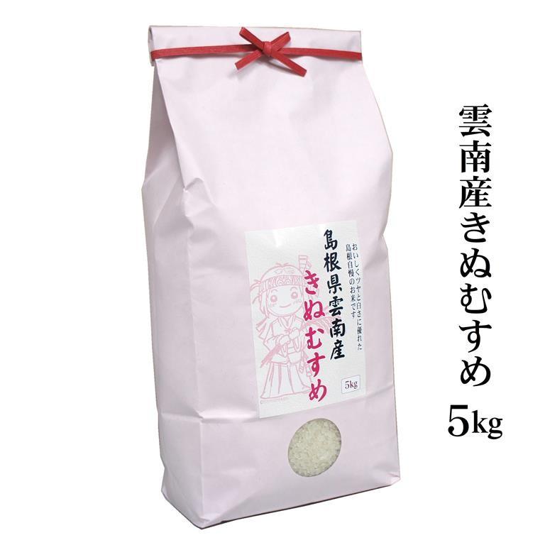 新米令和5年産 島根県『雲南産きぬむすめ』5kg　送料無料（一部地域除く）