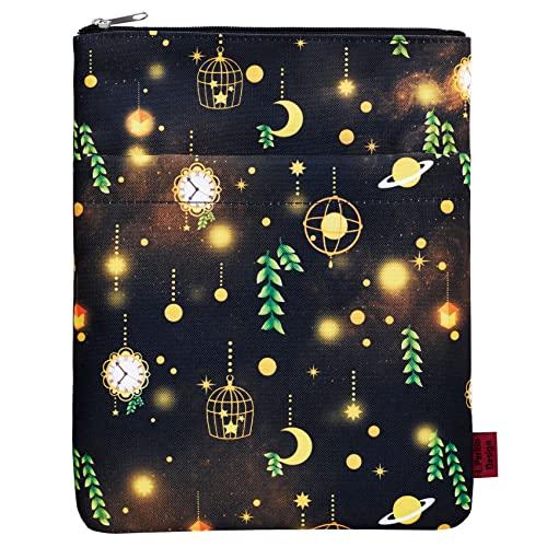 Night Sky Book Sleeve, Book Covers for Paperback, Book Sleeves with Zipper,