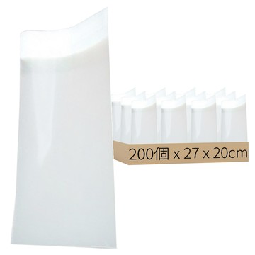 Dongseong Construction Company 自黏式OPP透明袋  27 x 20cm  200個