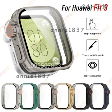 🔥免運 臺灣出貨🔥華為Watch Fit 4pro 慧手錶錶帶強化玻璃保護殼 附保護殼 邊框 Fit3和Ultra2