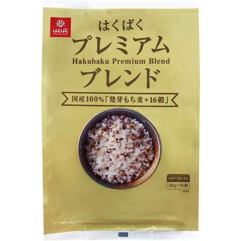 はくばく  国産 発芽もち麦 16穀 450g (30g x 15袋)