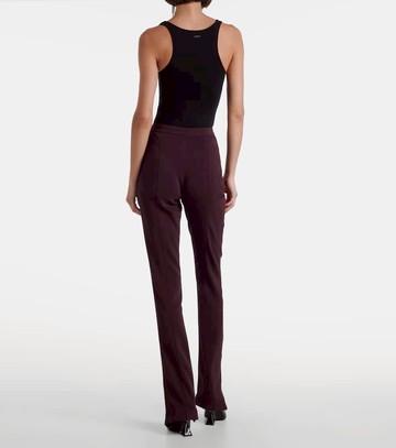 Mugler High-rise flared pants