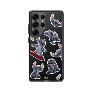 Galaxy S25 Ultra Clear 酷墨灰 - 迪士尼-史迪奇 Disney Stitch - 史迪奇 - 電影版圖樣