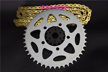 適用貝納利金鵬TRK502幼獅500前后大小牙盤鏈輪征和油封鏈條