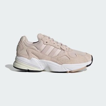 Adidas Falcon W [IE8203] 女 休閒鞋 運動 復古 三葉草 麂皮 舒適 愛迪達 裸粉