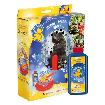 PUSTEFIX 魔法泡泡扇 德國原裝進口 七十年大廠 泡泡色彩繽紛不易破  顏色隨機  1組