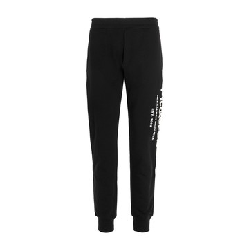 Alexander Mcqueen - Black And White Cotton Track Pants