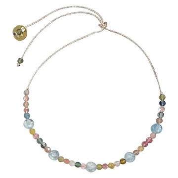 SOPHIE  DESCHAMPS -圓磷灰石碧璽小珠手鍊