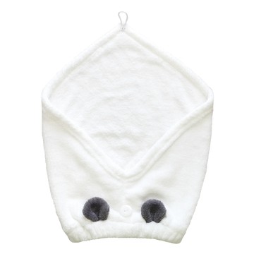 下殺442 CB JAPAN 動物系列超細纖維擦頭包巾 熊貓白/毛巾/洗浴用品/衛浴收納 26Jan001