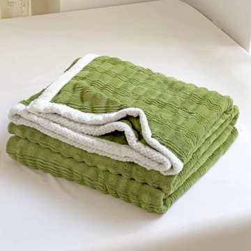 （2023新款A類兔毛絨300克牛奶絨多功能蓋毯空調毯毛貝貝絨