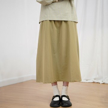 文藝棉質傘裙 半身裙720574