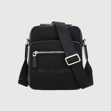 【BRAUN BUFFEL 德國小金牛】台灣總代理 歐瑞恩 斜背包-黑色/BF551-16-BK