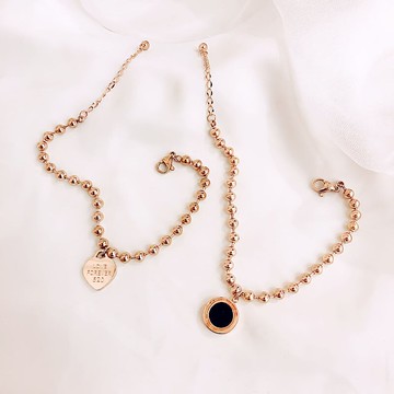 鈦鋼女手鏈高級感小眾設計520愛心禮物冷淡風網紅學生閨蜜手鐲女