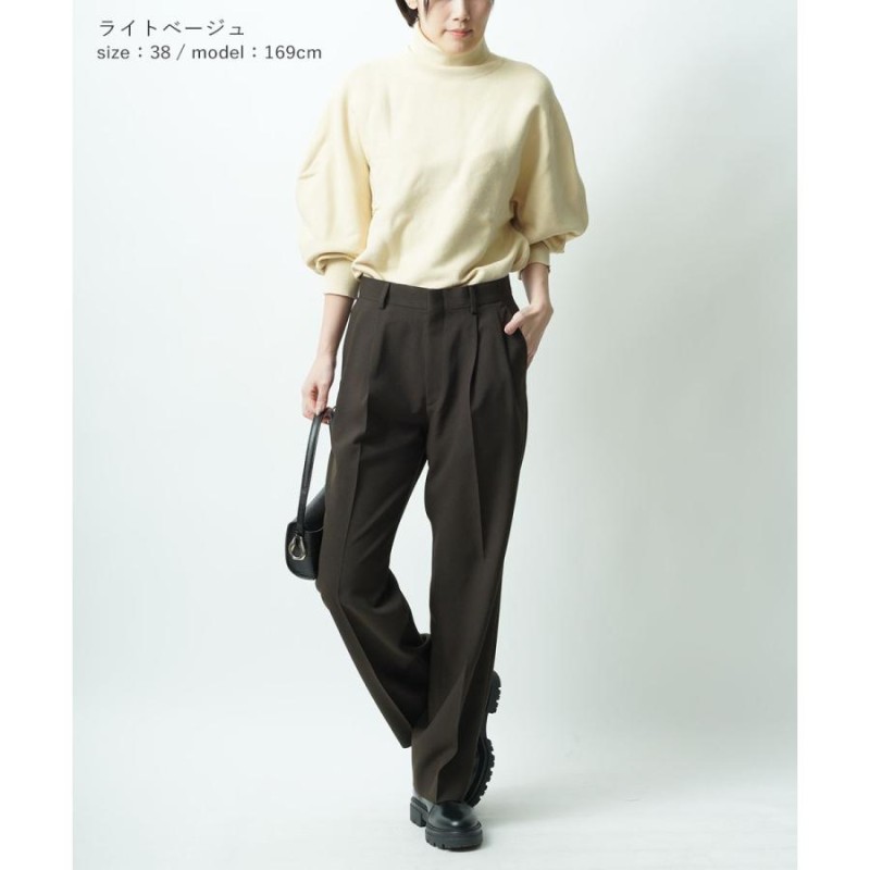 リムアーク タートルネック ワイドニット Dolman wide knit tops