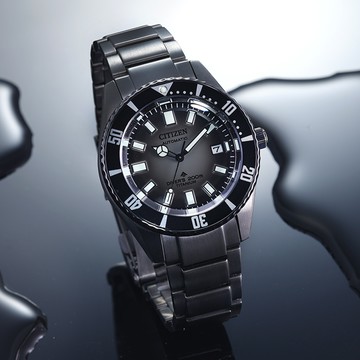 CITIZEN 星辰 限量 NB6025-59H 1977征服潛水機械錶款-鈦-暗黑款