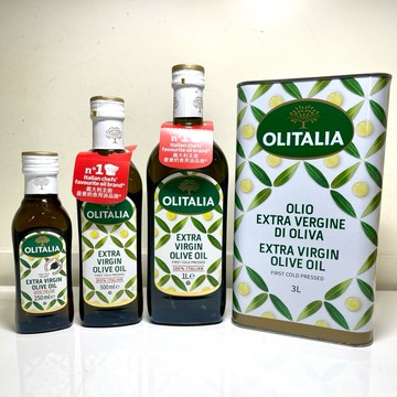 促銷優惠💲 OLITALIA奧利塔 特級初榨橄欖油 250ml、500ml、1L、3L｜Extra Virgin等級