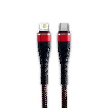 KTNET G804 TYPEC-蘋果強化插拔旋風線2.5A 1米