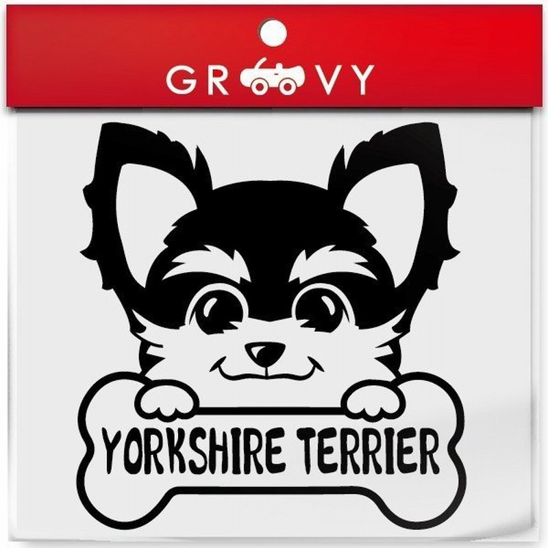 ヨークシャテリア 犬 シール 犬種名入り 車用 エンブレム ステッカー デカール 通販 Lineポイント最大0 5 Get Lineショッピング
