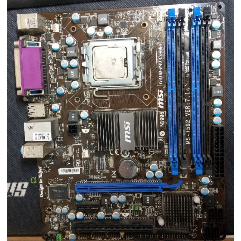 Msi G41m Msi P43 For MSI G41M-P33 Motherboard LGA 775 DDR3 MS-7592 - Main Image