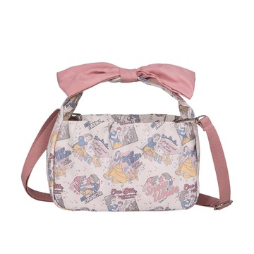 【DISNEY】白雪公主-兩用側背包-粉米 PTD23-F5-61BG