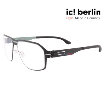 【ic! berlin】AMG16 Venice Green Black 德國薄鋼眼鏡 公司貨