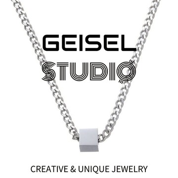 【GEISEL】方塊古巴鍊 不鏽鋼項鍊 王一博同款 毛衣鍊 個性嘻哈項鍊 項鍊男 男女生項鍊(B-053)