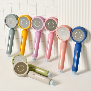 AQUADUO 花系除氯增壓沐浴過濾花灑頭 (連ACF及手柄濾芯各1件)