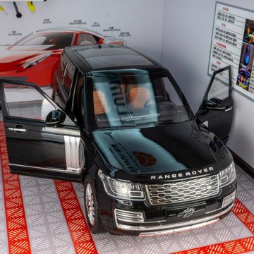 車致CZ18072仿真攬勝SUV越野車合金模型汽車擺件收藏避震聲光玩具