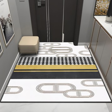 簡約水晶絨玄關踏墊  90 x 60cm  腰金疊鎖 多色  1個