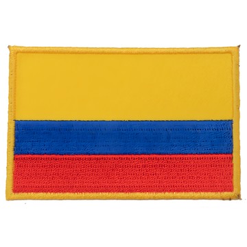 A-ONE 匯旺 DIY國旗刺繡徽章 布貼 8x5cm  彩色