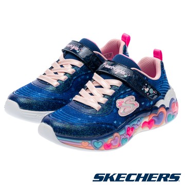 SKECHERS 童鞋 女童系列燈鞋 ETERNAL HEART LIGHTS - 302696LNVMT