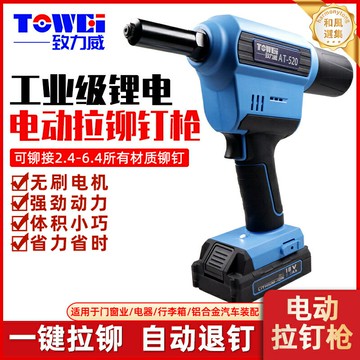 【無線便攜】電動拉釘槍 鉚釘槍 充電拉釘槍 抽芯鉚釘槍 壓鉚槍 不鏽鋼拉鉚槍 工業級動力 多規格適用 建築裝修維修