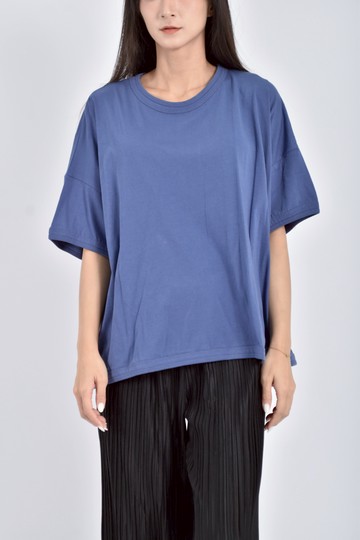 (L) yoom韓牌寬鬆藍色短袖上衣