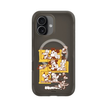 iPhone 17 AirX 本質黑 - 迪士尼-米奇 Mickey - 朋友們的三連拍