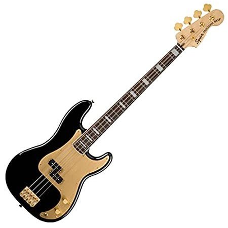 （新品） Squier String Bass Guitar, Right, Black (379430506)