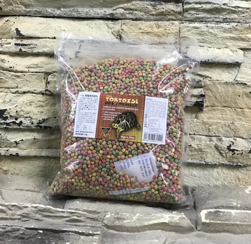 【西高地水族坊】T-REX 陸龜和箱龜專用飼料(專業烏龜飼料)1KG補充包