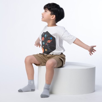 敏感肌ok Coolmax親子襪 曜月灰 吸濕排汗 抑菌除臭 襪子 台灣製