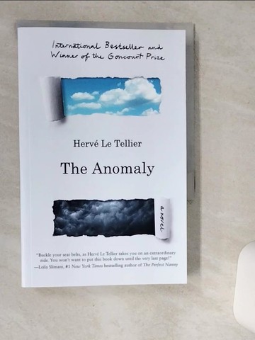 【書寶二手書T4／原文小說_VIF】The Anomaly_Le Tellier, Herve, Hunter, Adriana