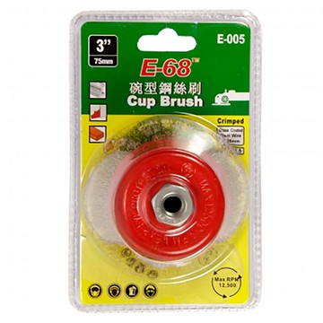 3吋碗型鋼絲刷 10x1.5