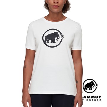 【Mammut長毛象】Mammut Core T-Shirt Women Classic 機能短袖T恤 女款 白色  #1017-04072