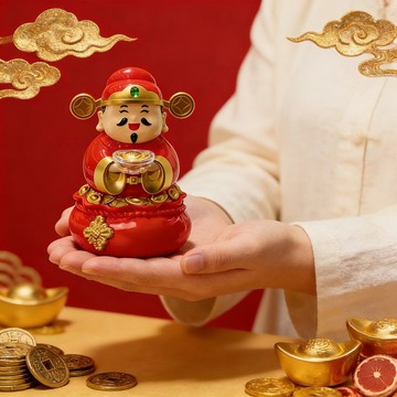金大囍銀樓現貨免運999足金0.003克搖擺財神黃金禮品開店送禮結帳收銀台必備做生意企業送禮尾牙禮品交換禮物生日禮物