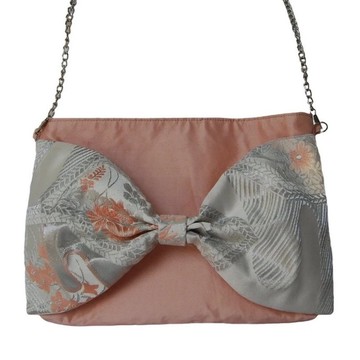 獨一無二100%絲質和服袋帶托特包 | 手工刺繡 | 日本藝術手提包