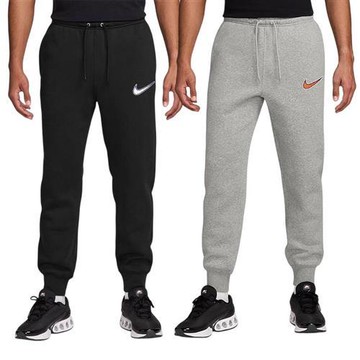 Nike 長褲 男裝 抓絨 黑/灰藍【運動世界】HV0866-010/HV0866-063