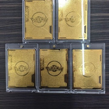寶可夢電系自制金屬隱藏卡口袋妖怪換裝紀念限量版