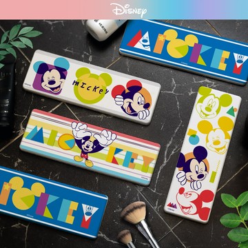迪士尼disney 彩虹米奇 吸水珪藻土洗漱墊 24*8收納王妃